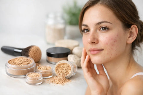 Beste minerale foundation voor acne kiezen - Mineralissima