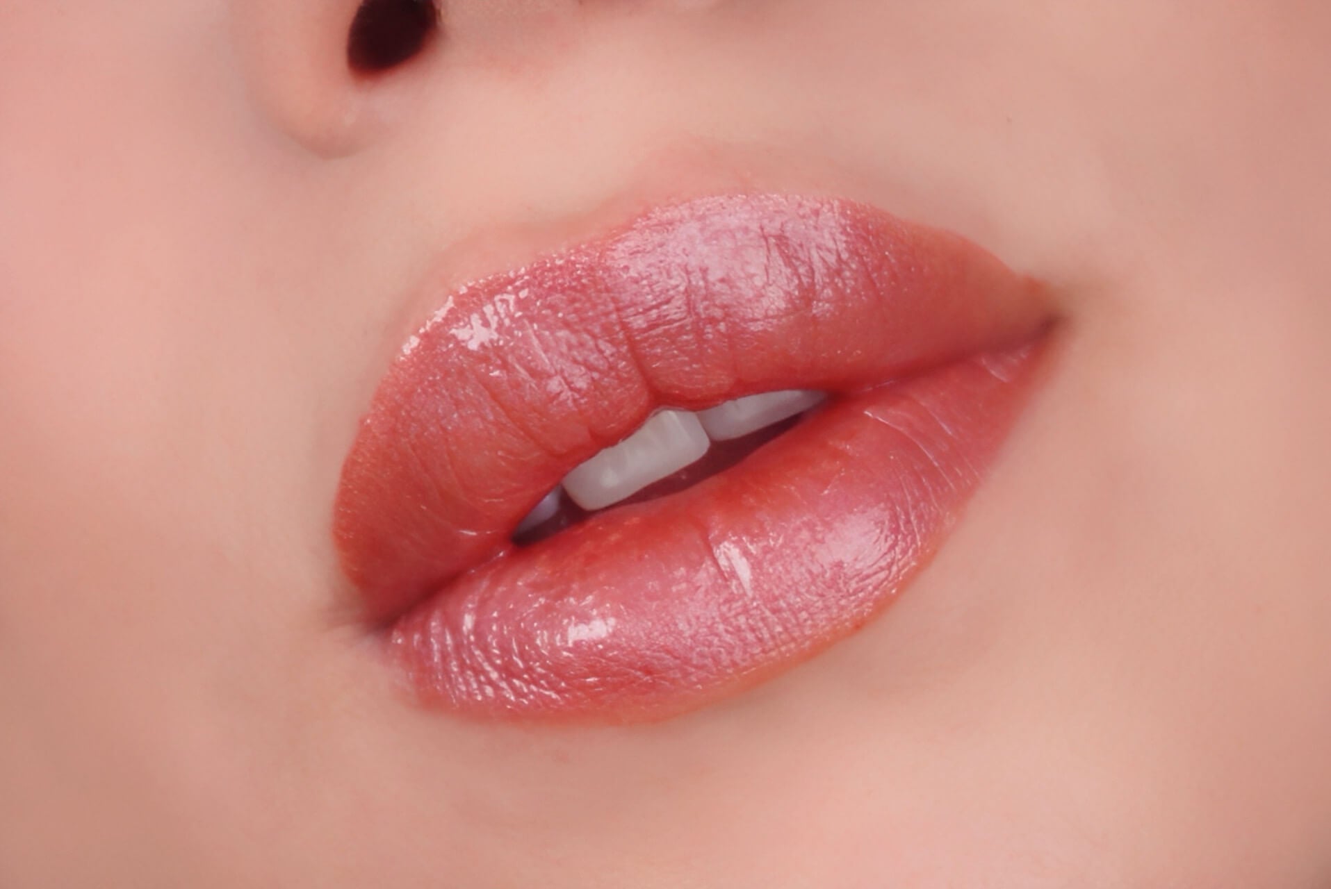 Natürlicher Lipgloss Melone