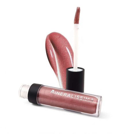 Lipgloss Melon – Weiches Rot mit Silberschimmer | Mineralissima