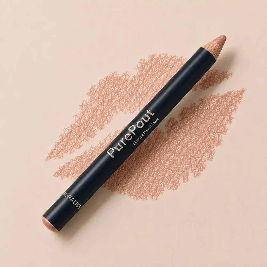 Lippenstift-Crayon Rebel – Warmes Rosa mit Silberschimmer | Mineralissima