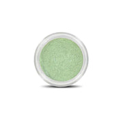 Hellgrüner Mineral Lidschatten Envy im Tiegel