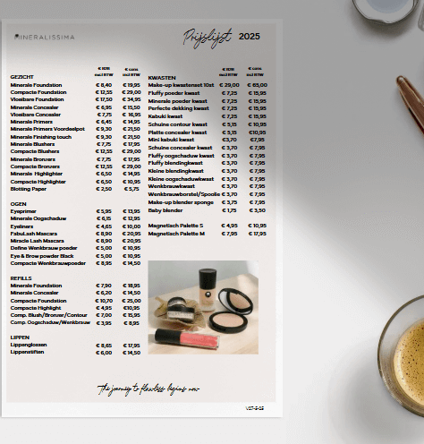 Prijslijst 2025 Download - Mineralissima