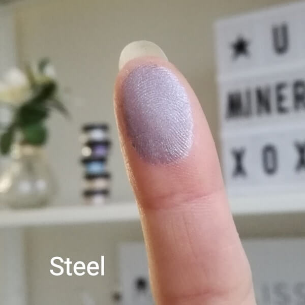 Mineralischer Lidschatten Steel